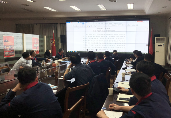 公司召开金冠选矿5S治理观摩互换会