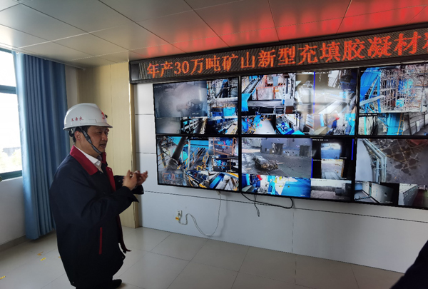 公司纪委书记到建材钻研室调研