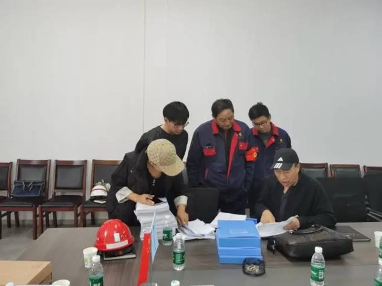 赤峰金通二期电解项目部顺利通过赤峰市高新区国庆节前安全、、质量...