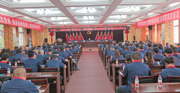 公司召开“违规决策、违规投资、违规担、违规招投标”专项整治带头大会
