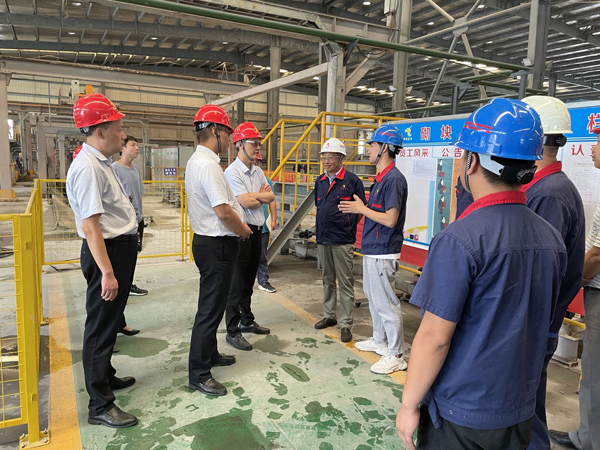 省生态环境厅副厅长到建材公司调研 省生态环境厅副厅长到建材公司调研