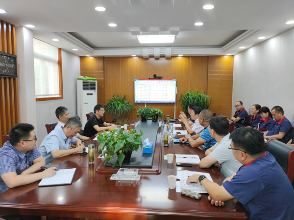 U投领导者官网物资公司到公司调研物资采购工作