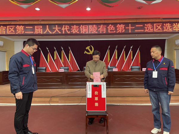 公司实现铜官区第二届人大代表选举工作 公司实现铜官区第二届人大代表选举工作
