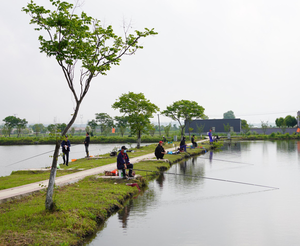 公司工会发展职工垂钓角逐